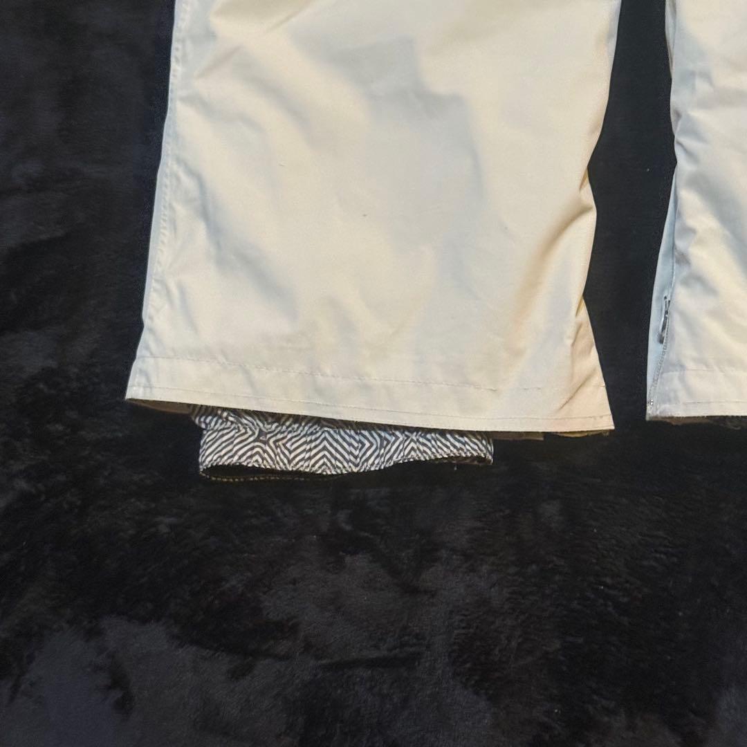 クイックシルバー　QUIKSILVER スノボウェア パンツ 防水1万 白 M