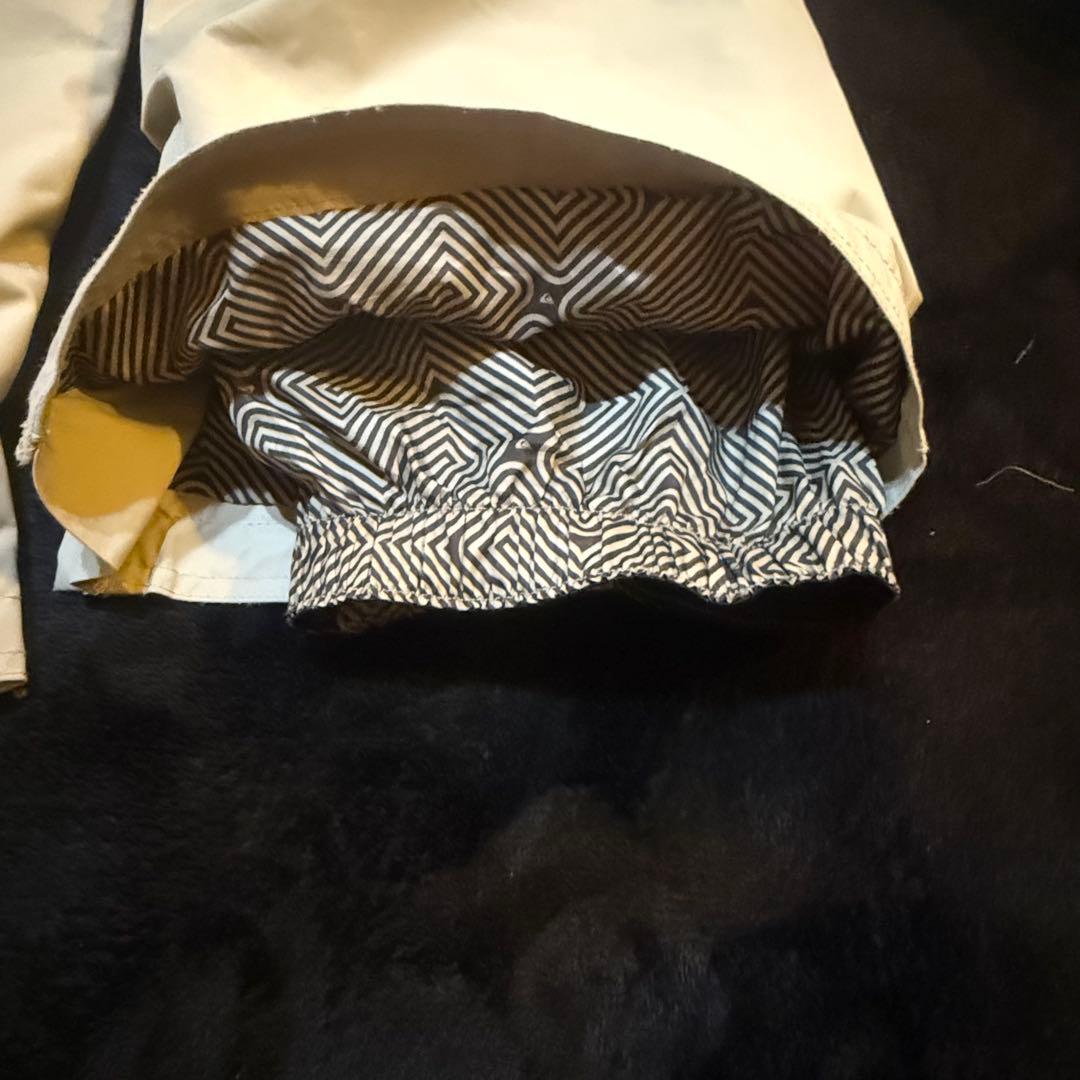 クイックシルバー　QUIKSILVER スノボウェア パンツ 防水1万 白 M