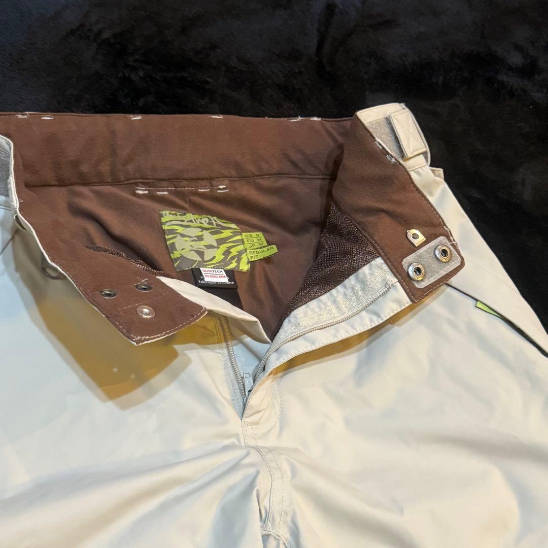 クイックシルバー　QUIKSILVER スノボウェア パンツ 防水1万 白 M