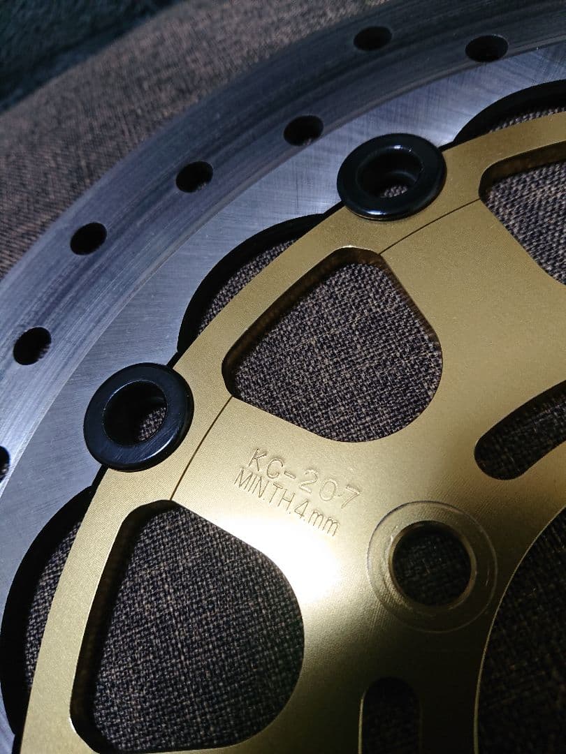 【最終価格】SUNSTAR ブレーキディスク KC-207 2枚セットUSED品