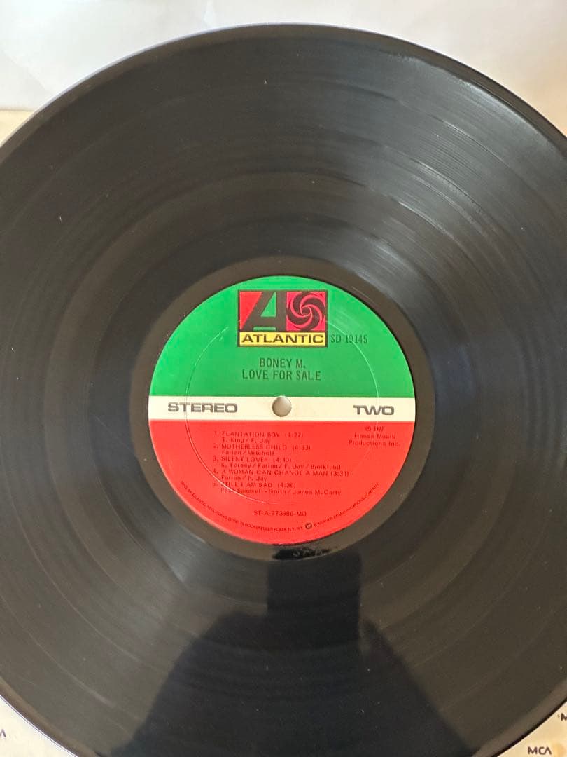 boneyM／LOVE FOR SALE 最高傑作盤★