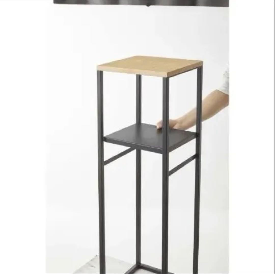 美品 山崎実業 tower サイドテーブル 加湿器スタンド　スタンド 棚 ラック