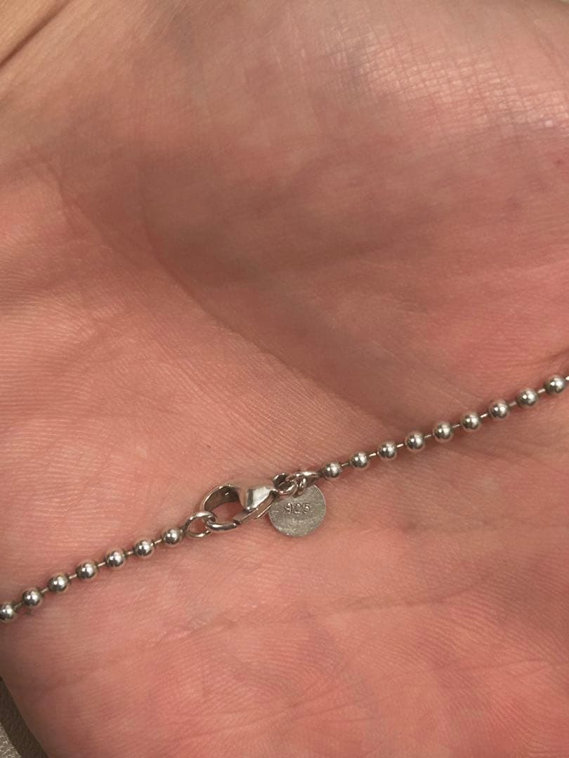 TIFFANY ティファニー ドッグタグ ネックレス シルバー　チェーン約60㎝