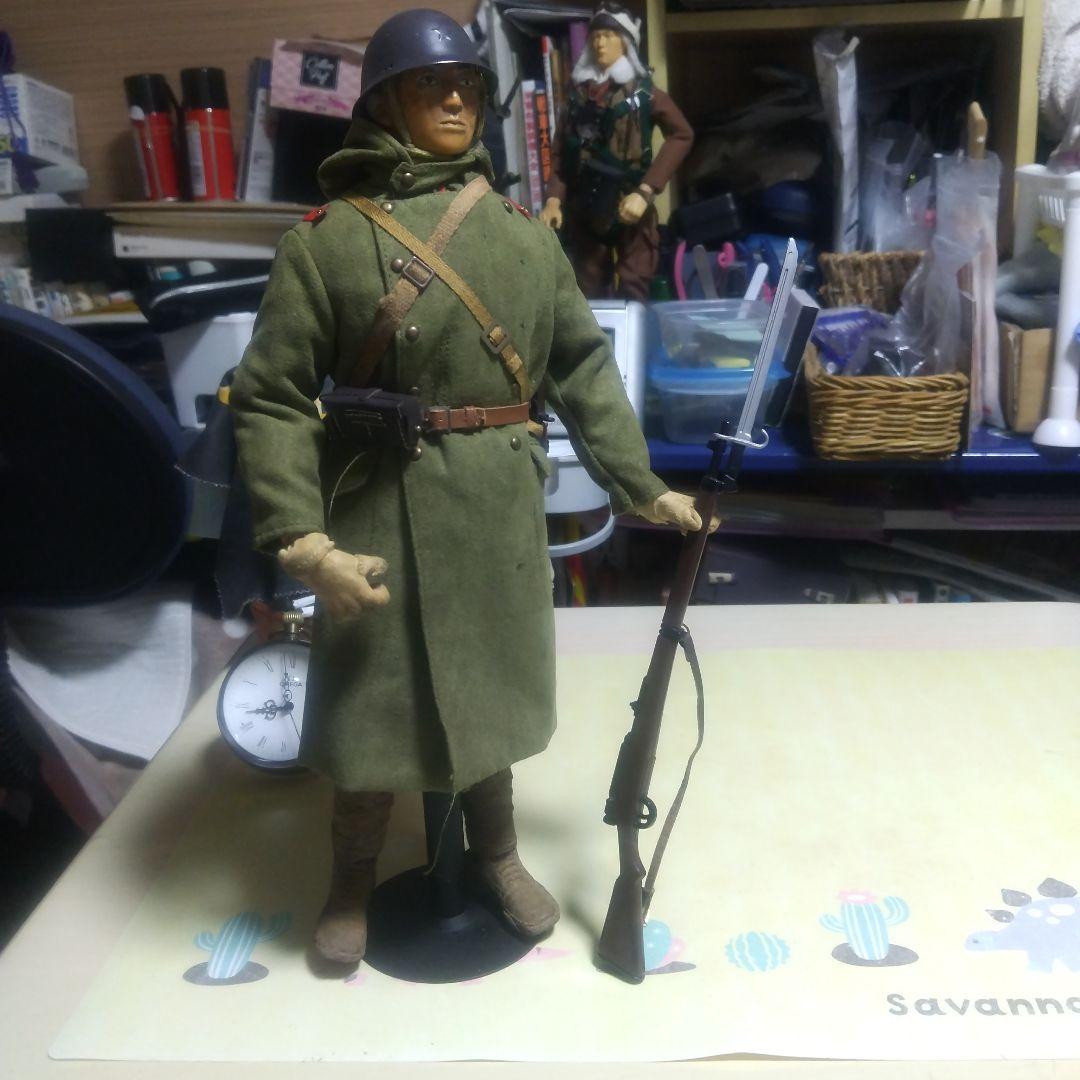 申戌や日本帝国陸軍歩兵冬季兵装ミリタリー フィギュア 1/6