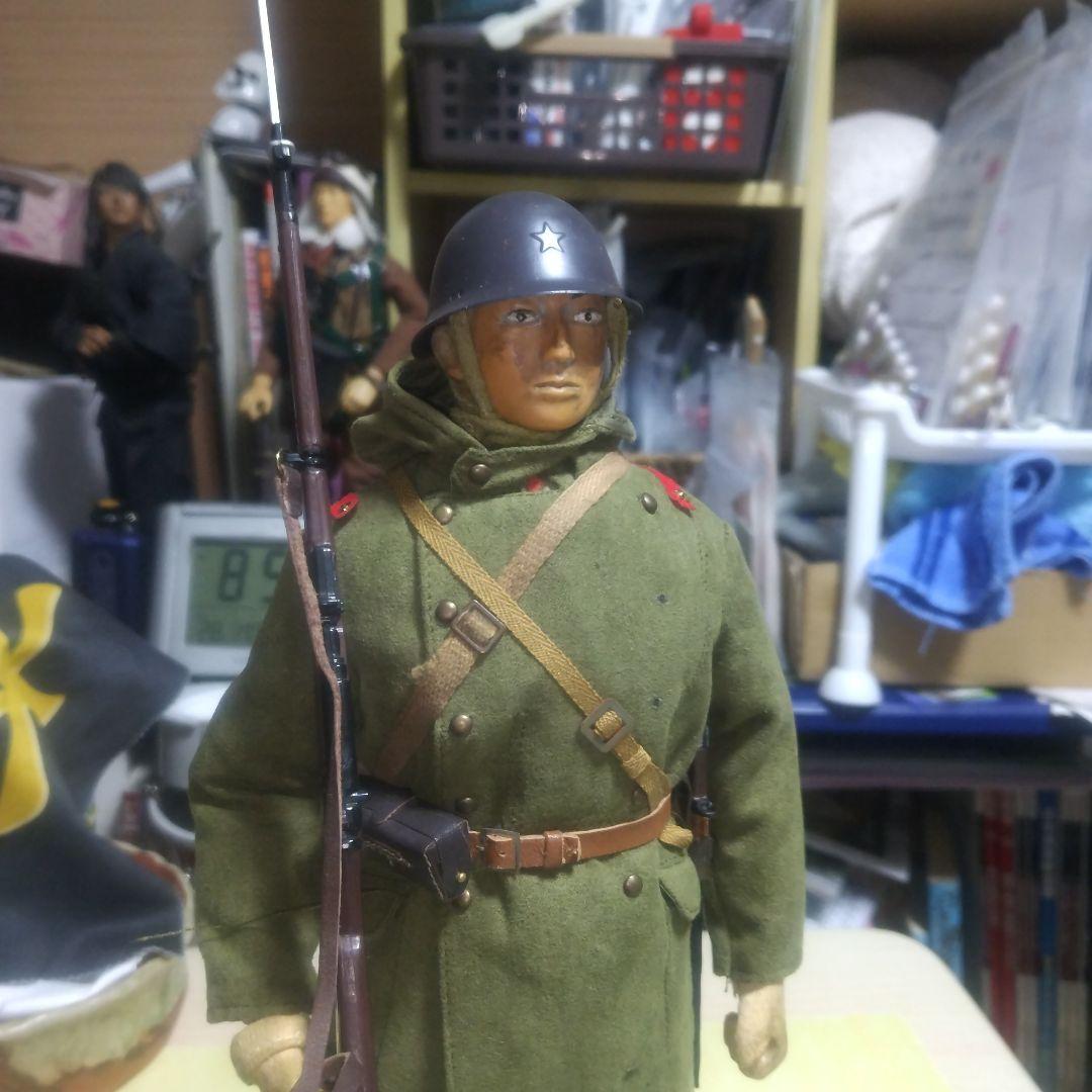 申戌や日本帝国陸軍歩兵冬季兵装ミリタリー フィギュア 1/6
