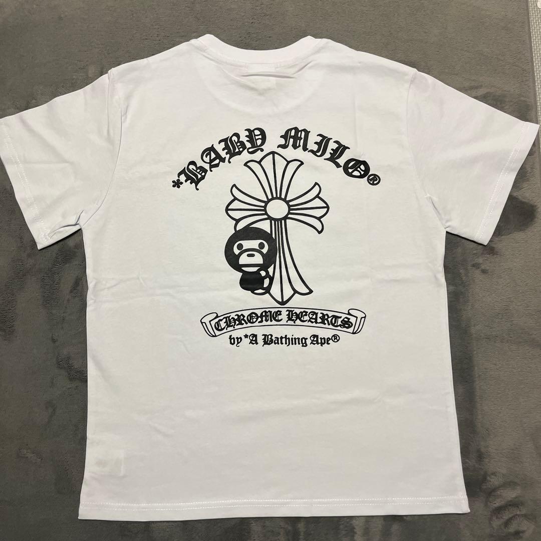 A BATHING APE Chrome HeartsTシャツ M