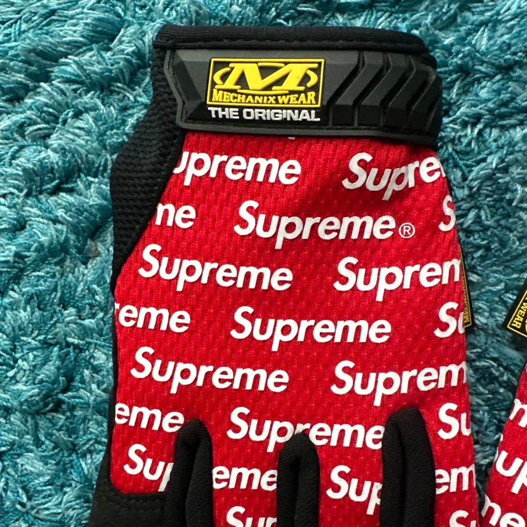 Supreme 17 S/S グローブ レッド/ブラック