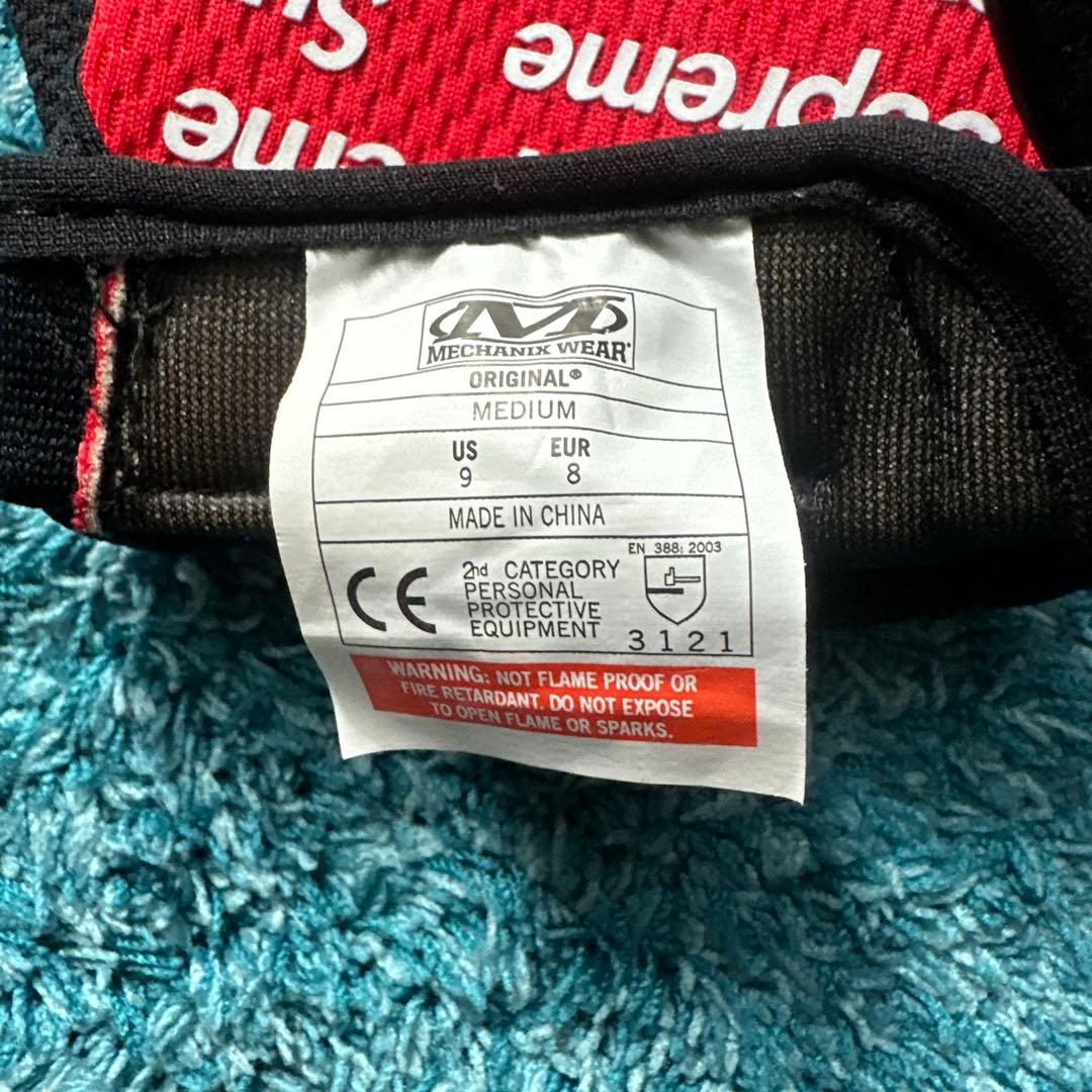 Supreme 17 S/S グローブ レッド/ブラック