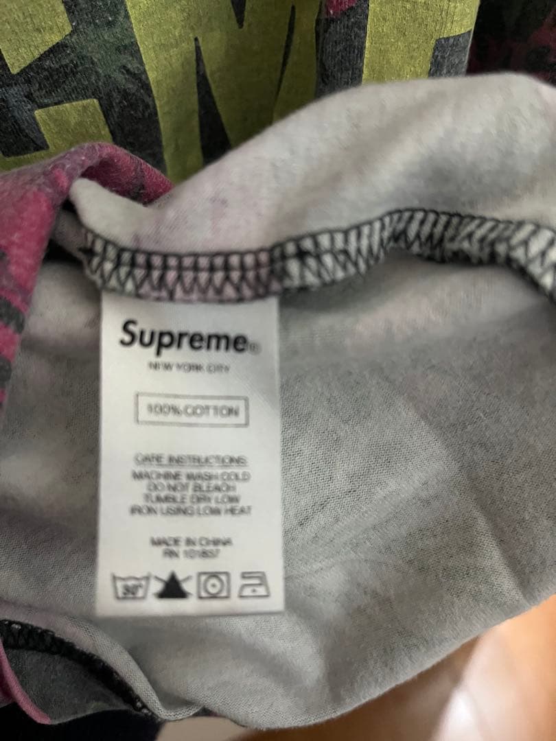 Supreme フラワープリント Tシャツ M