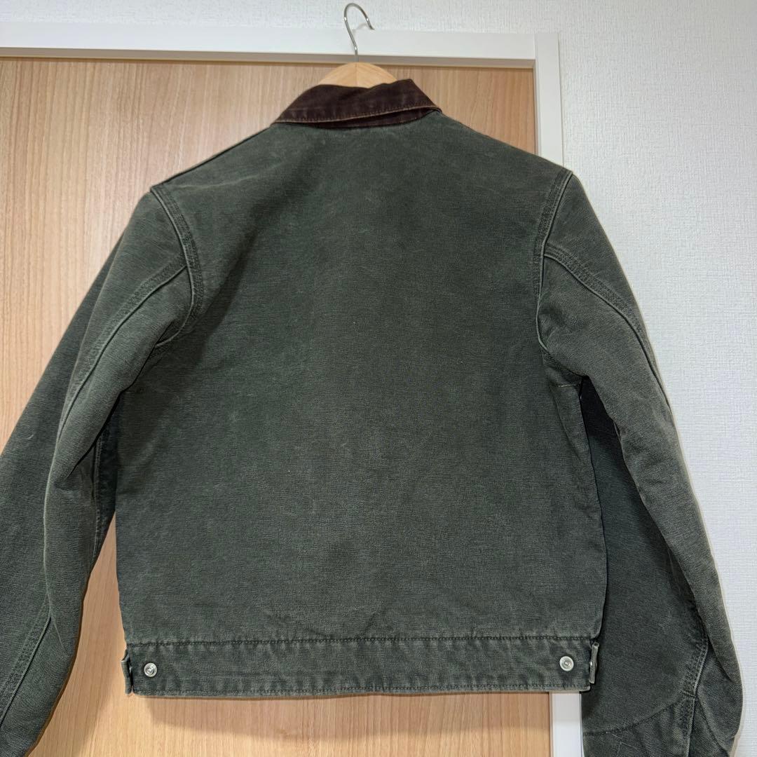 Carhartt デトロイトジャケットSサイズ J97 モスグリーン