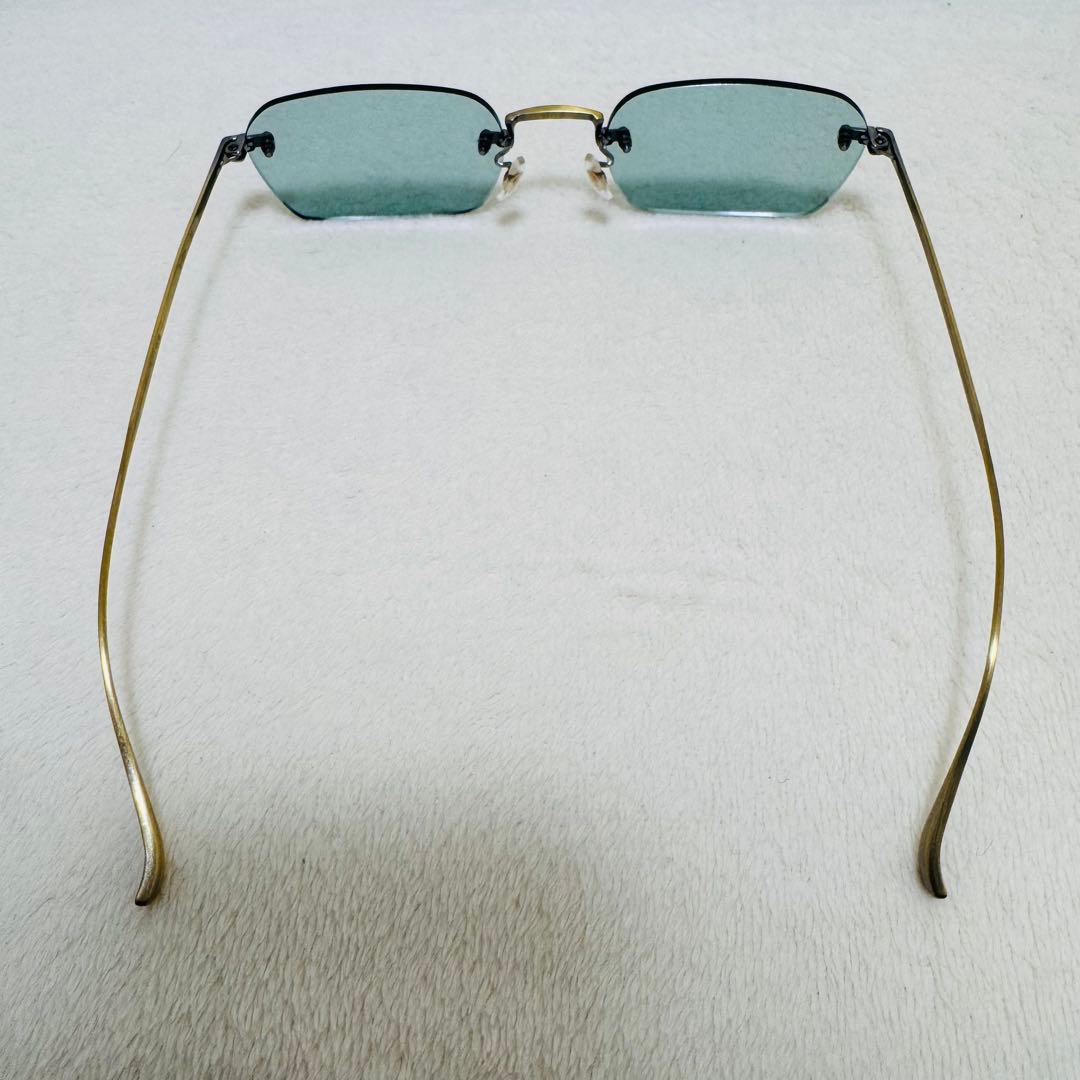 EYEVAN アイヴァン サングラス Grain AG ゴールド リムレス