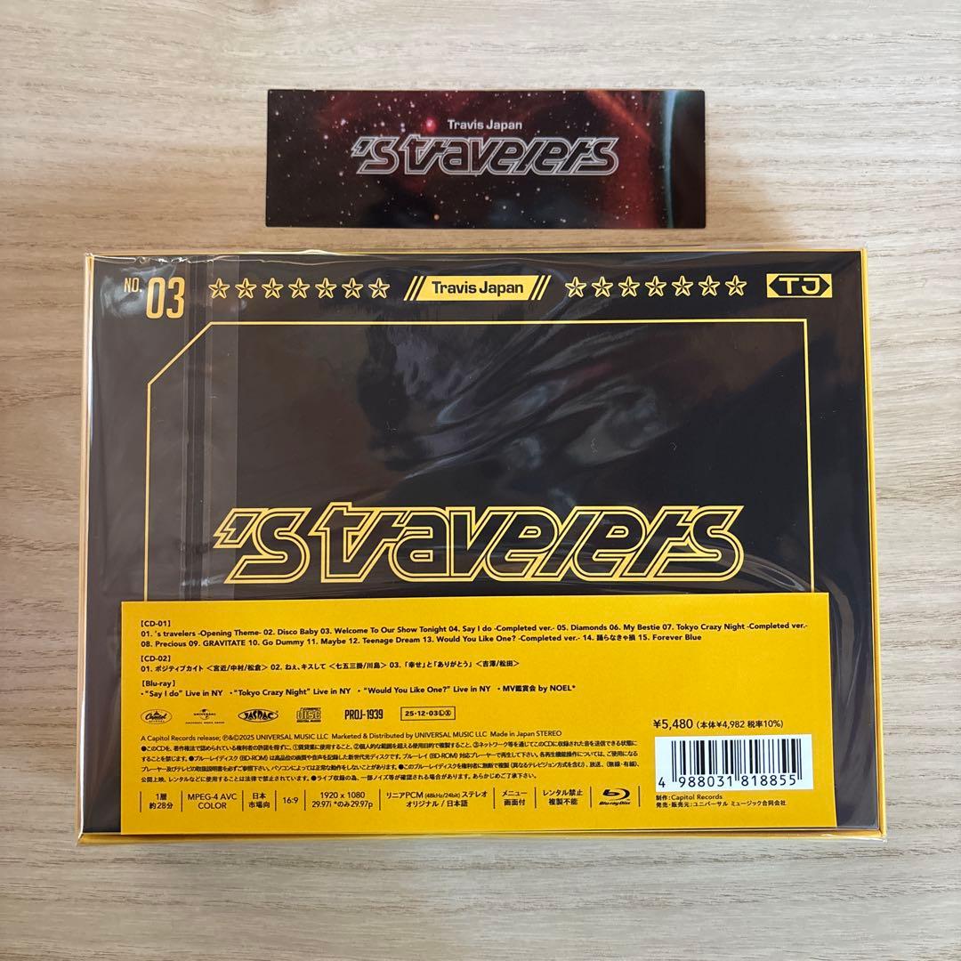 【未開封】Travisjapan 'stravelers FC盤 Blu-ray