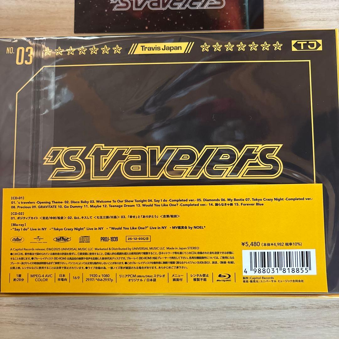【未開封】Travisjapan 'stravelers FC盤 Blu-ray