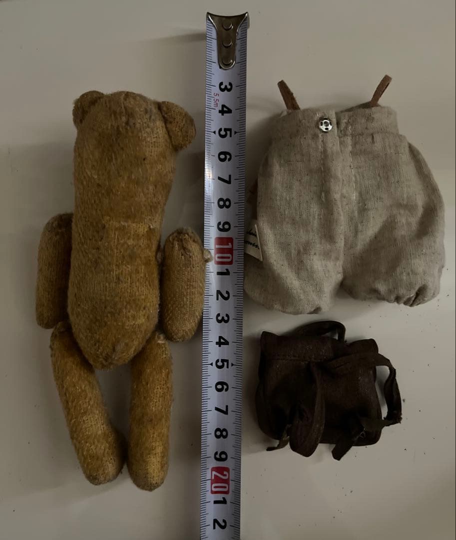 ෆ*⃛様 アンティーク ピーナッツベア ドイツ 約15cm 服は現行品