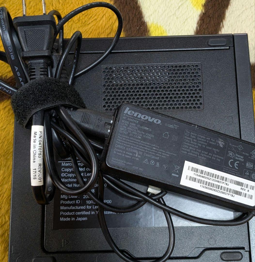 ミニPC LenovoThinkCentre M920q i7-8700T/8GB/SSD