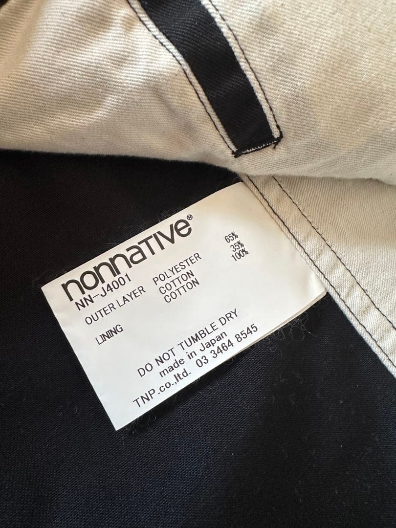 ジャケット・アウター nonnative DWELLER 3B JACKET P/C TWILL