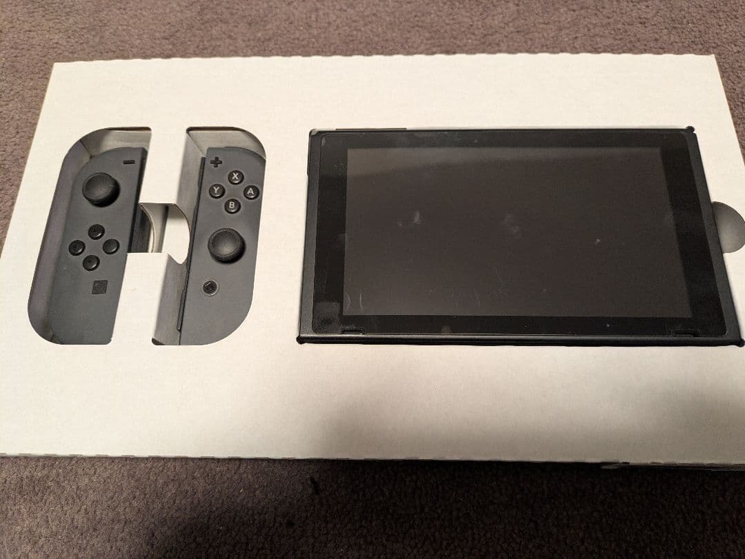 24時まで【動作OKジャンク品扱い】Nintendo Switch グレー 本体