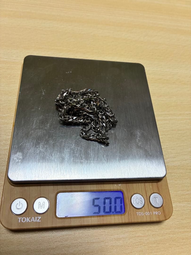 【美品】プラチナ pt850 喜平ネックレス 6面 ダブル 造幣局検定刻印マーク
