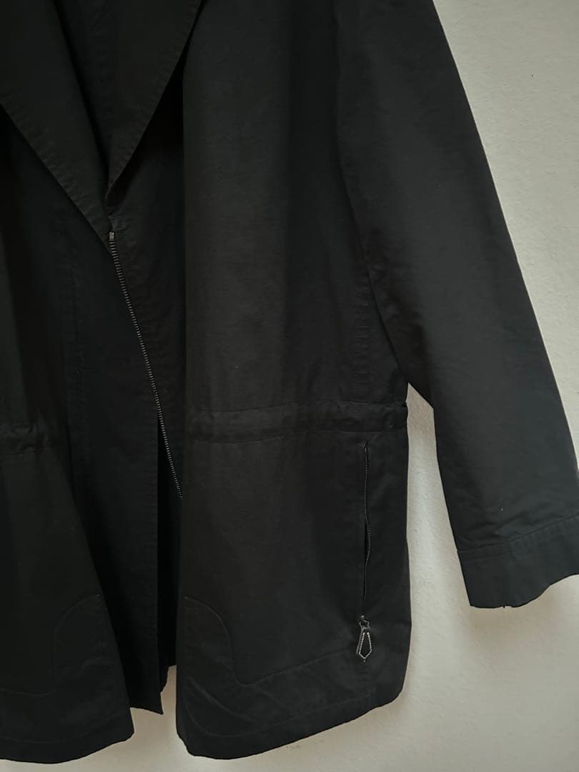 HERMÈS-PARIS ブラック トレンチコート