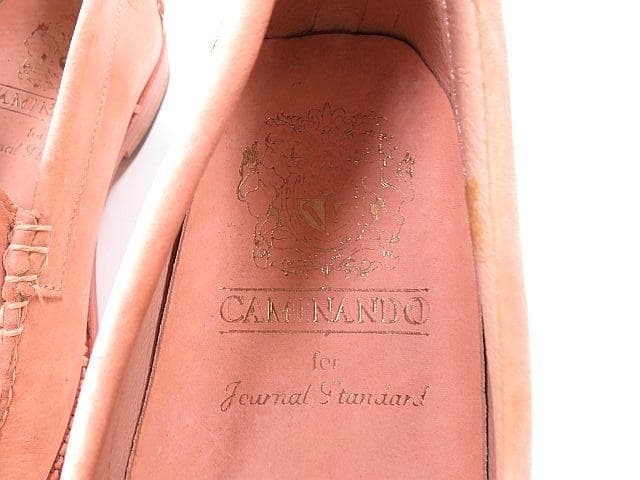 【値下げ】カミナンド　ビジネスシューズ　靴　タッセル付き　ベージュ　25.5cm