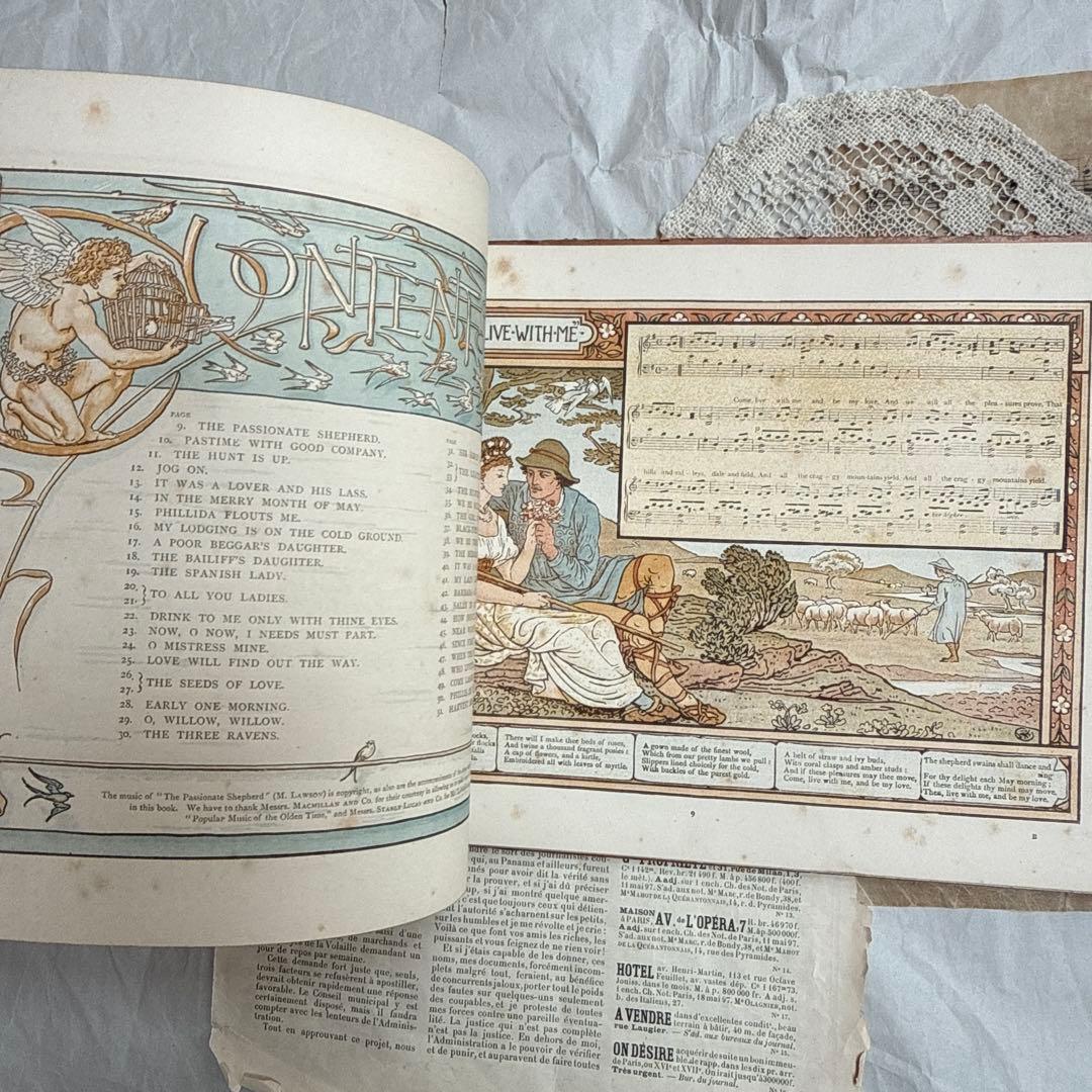 1883年アンティーク美しい挿絵の絵本イギリス洋書　古書ジャンクジャーナルに