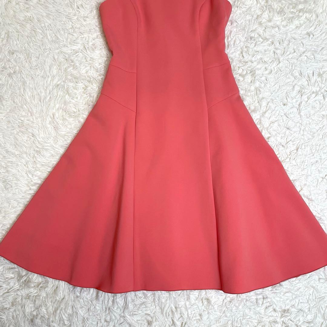 美品✨️ルネ フレアワンピース コーラルピンク 36