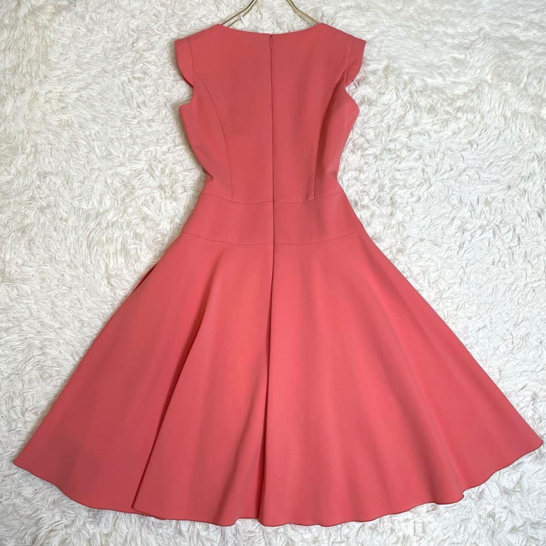 美品✨️ルネ フレアワンピース コーラルピンク 36