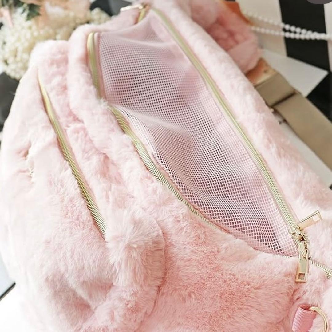 Wooflink HUG ME BAG FUR ウーフリンク　ピンクファー　新品