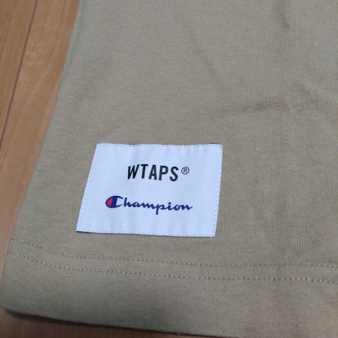 美品 レアサイズ WTAPS×ChampionTシャツ ベージュ