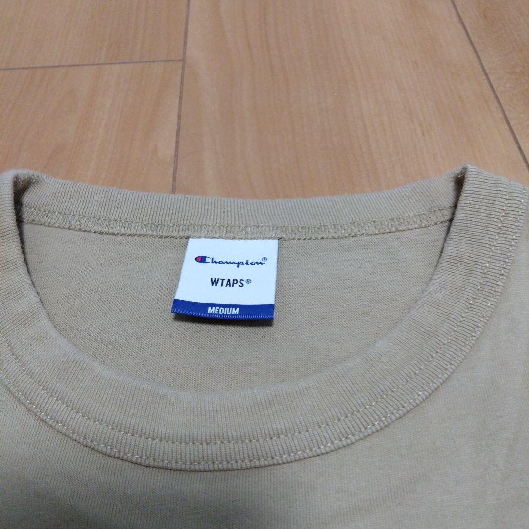 美品 レアサイズ WTAPS×ChampionTシャツ ベージュ