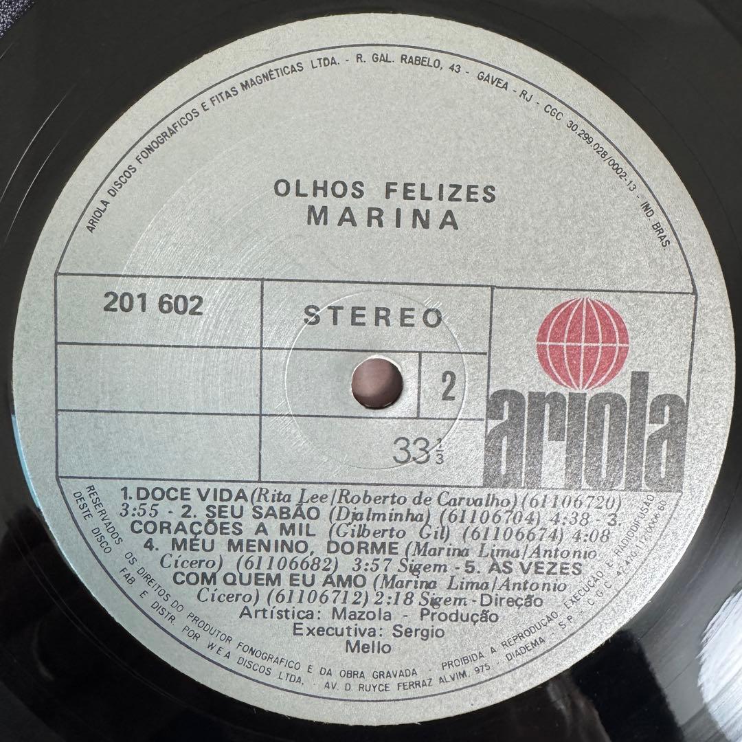 洋楽 Marina / Olhos Felizes