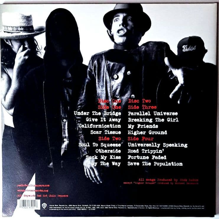 Red Hot Chili Peppers　Greatest Hits　レコード