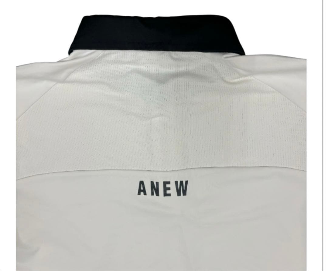 USED ANEW GOLF メンズ半袖ポロシャツ パンチングメッシュ　L