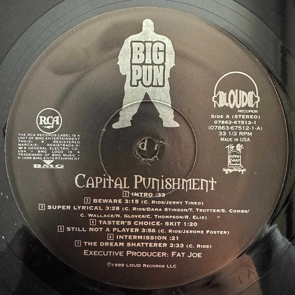 洋楽 Big Pun / Capital Punishment / Original