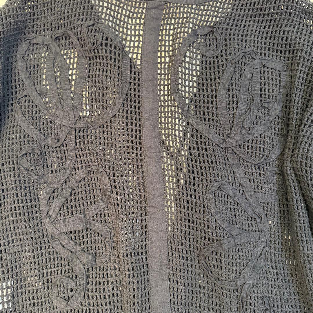 トップス Eaphi COTTON NET TAPE EMBROIDERY JACKET
