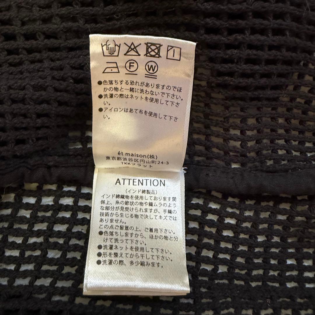 トップス Eaphi COTTON NET TAPE EMBROIDERY JACKET