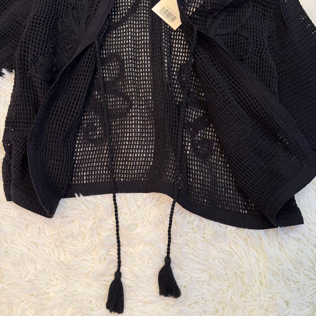 トップス Eaphi COTTON NET TAPE EMBROIDERY JACKET
