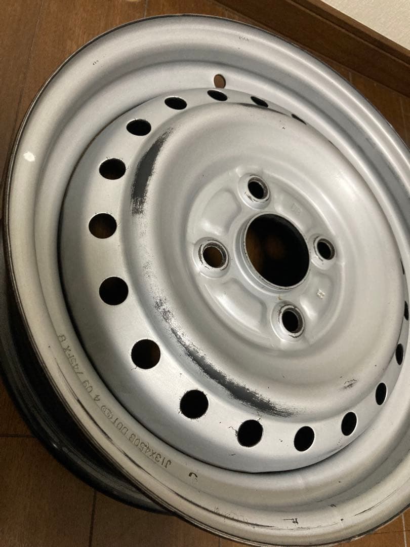 希少•トヨタパッソ純正鉄ちんホイール13インチ　　 4本セット＋おまけ有り