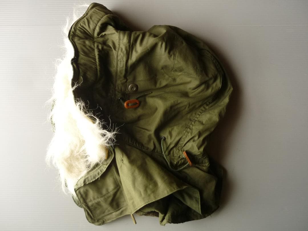 中古品 70s 米軍 M-65 フード モッズコート パーカー A