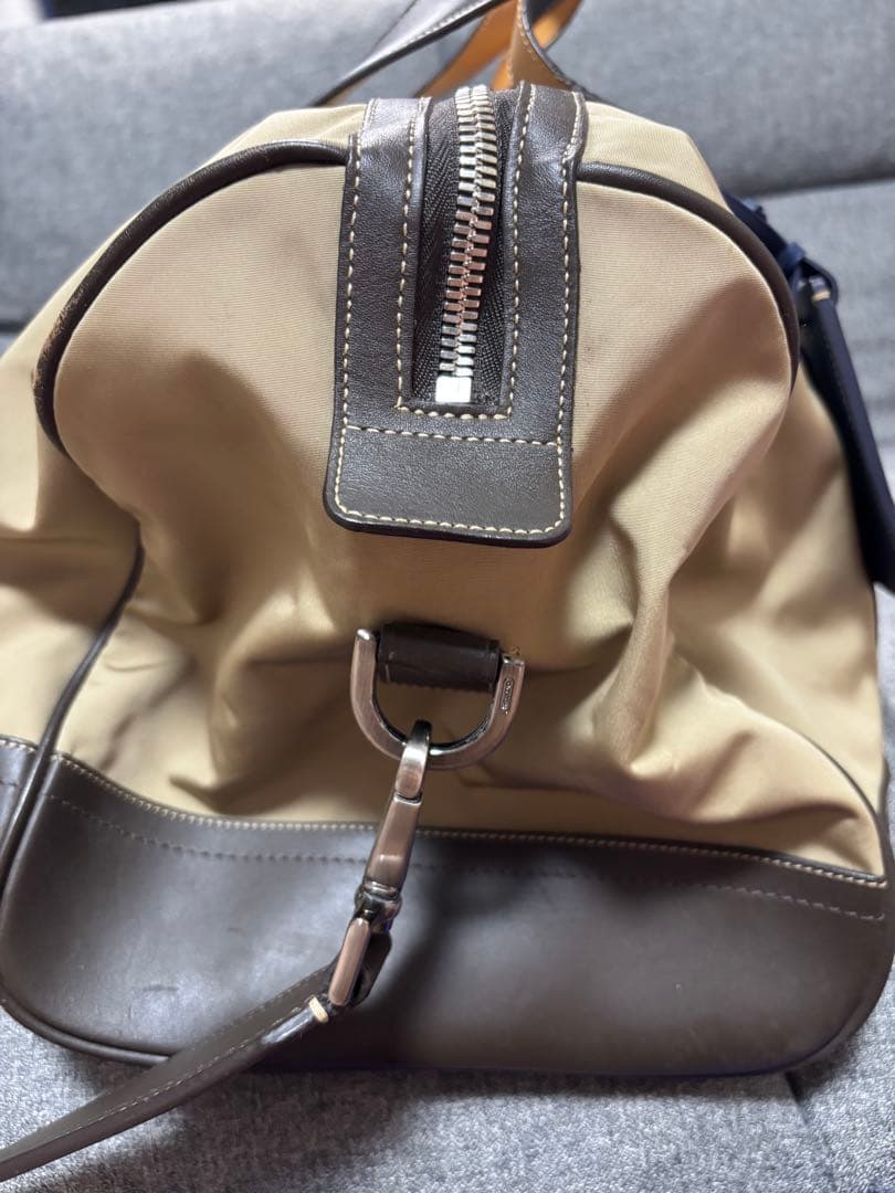 パドロック COACH コーチ 2way ボストンバッグ ハートキーホルダー