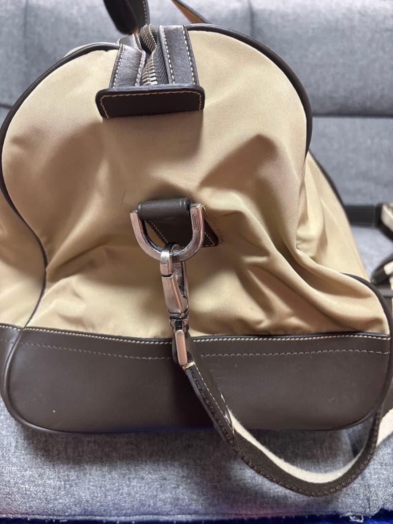 パドロック COACH コーチ 2way ボストンバッグ ハートキーホルダー