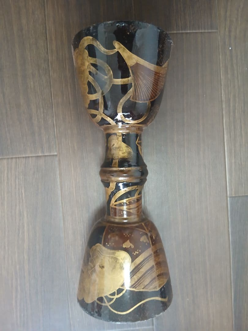 和楽器　大鼓(豪華金剛模様、本漆)