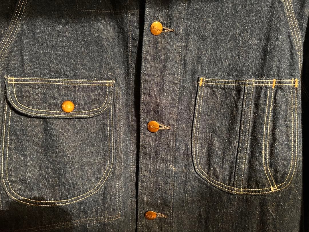 【極美品】orSlow 1950's COVERALL 濃　オアスロウ