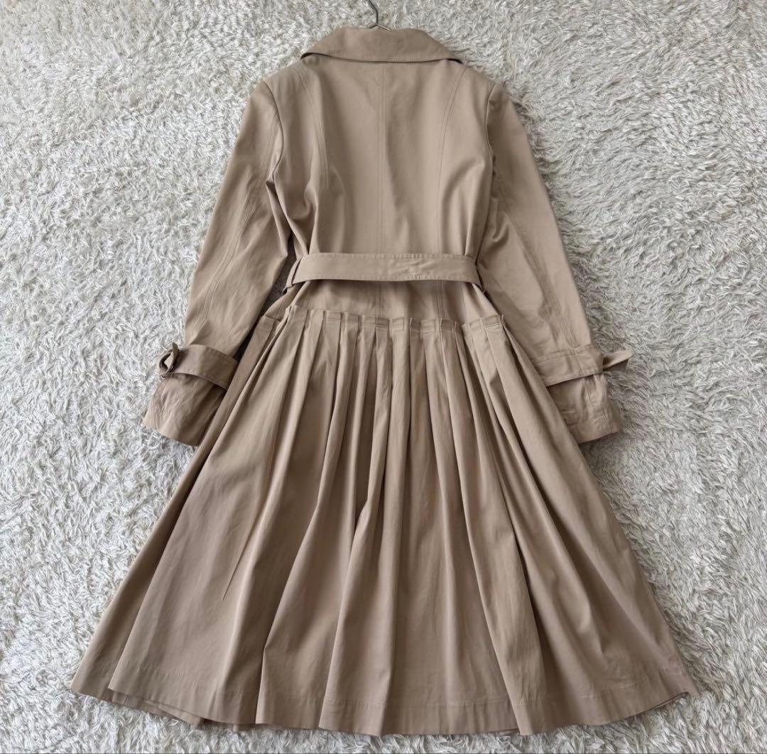 【美品】ルネ Rene ワンピース ロングコート ギャザー プリーツ