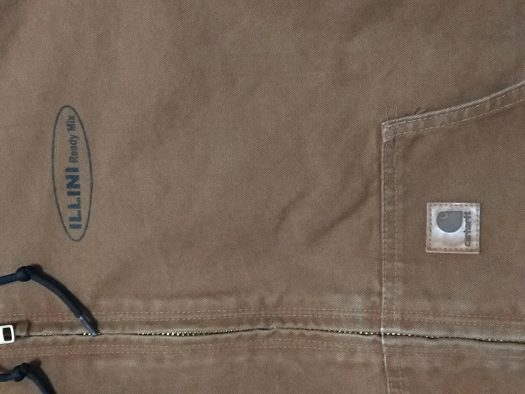 Carhartt　企業ロゴ　ダック生地パーカー　【2XL】