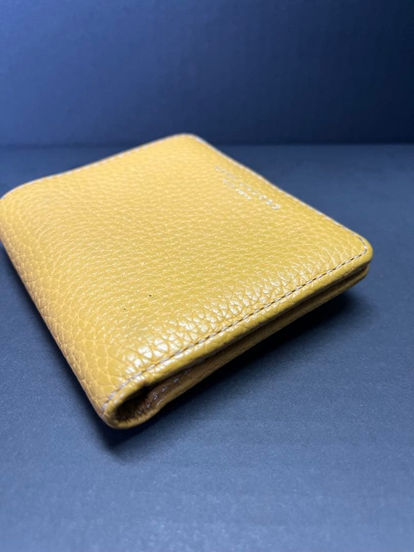 マークジェイコブス　イエローレザー二つ折り財布