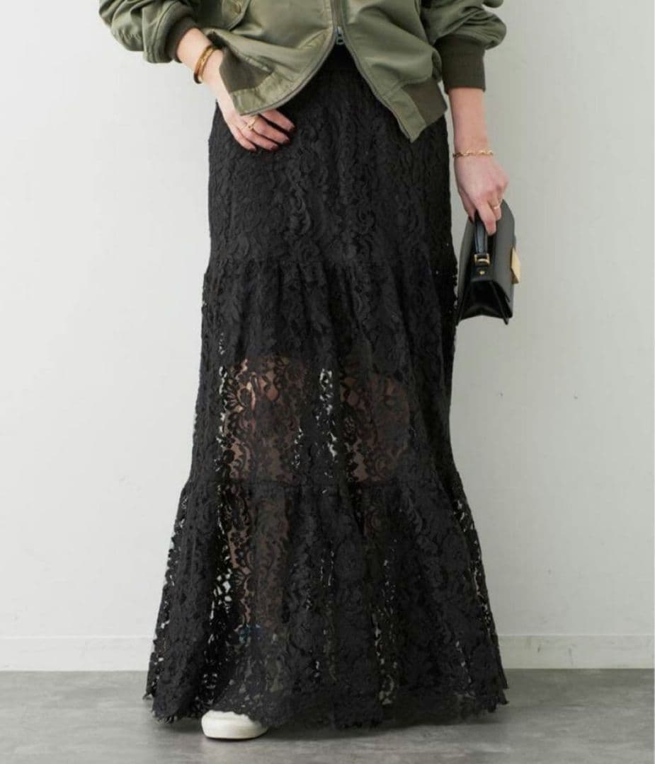 Deuxieme Classe*Lace Tiered スカート
