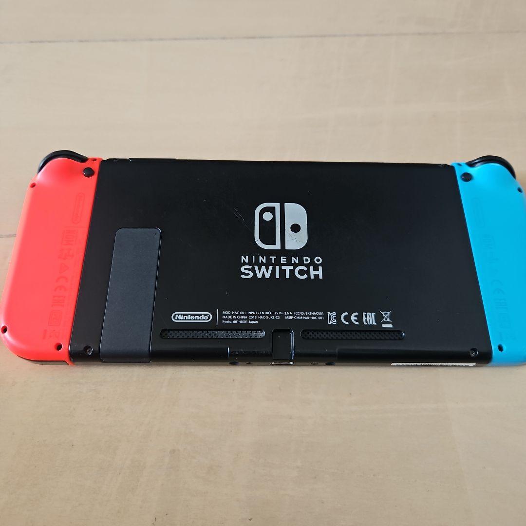 ジャンク Nintendo Switch 本体 青と赤のJoy-Con