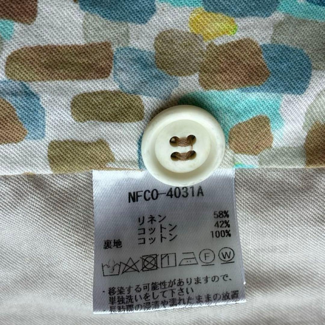 美品 ヌメ nume パラスパレス 24SS リネンコットンフード付きコート 3