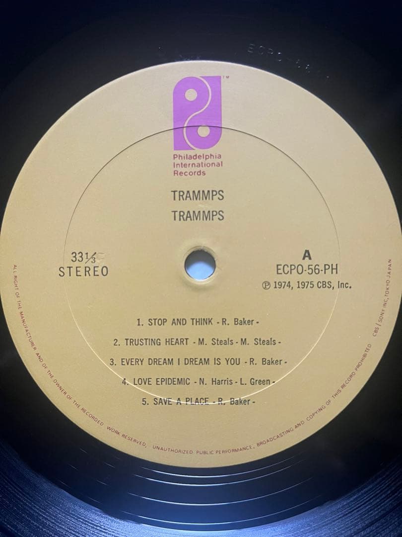 Trammps 幻のトランプス デビューLP レコード